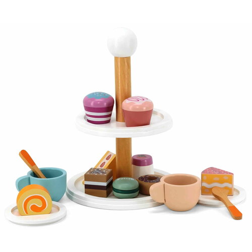 Чайный набор (16 предметов) c подставкой в коробке