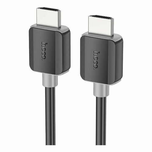 Кабель Hoco US08 HDMI-HDMI (4K) 1 м, черный кабель hdmi hdmi hoco us08 3 0 м 18 гбит с 4k hd 60гц цвет чёрный