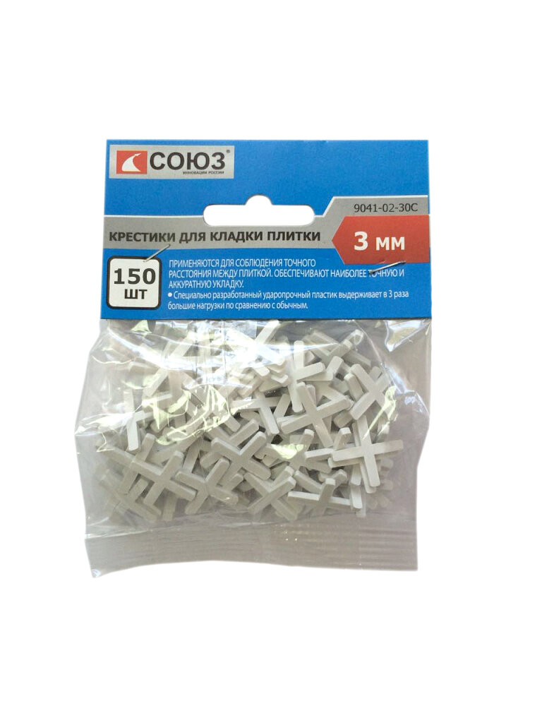 фото Крестики для кладки плитки СОЮЗ 9041-02-30С