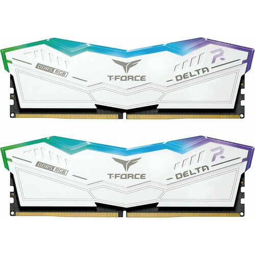 Модуль памяти DDR5 TEAMGROUP T-Force Delta RGB 64GB 2x32GB 6000MHz CL38 38-38-38-78 13V 3743000₽
