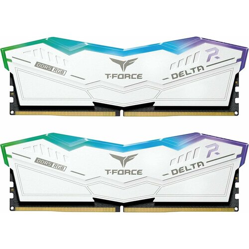 Модуль памяти DDR5 TEAMGROUP T-Force Delta RGB 64GB (2x32GB) 6000MHz CL38 (38-38-38-78) 1.3V