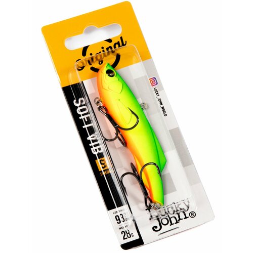фото Воблер тонущий вертикальный lj pro series soft vib 93/010 lucky john