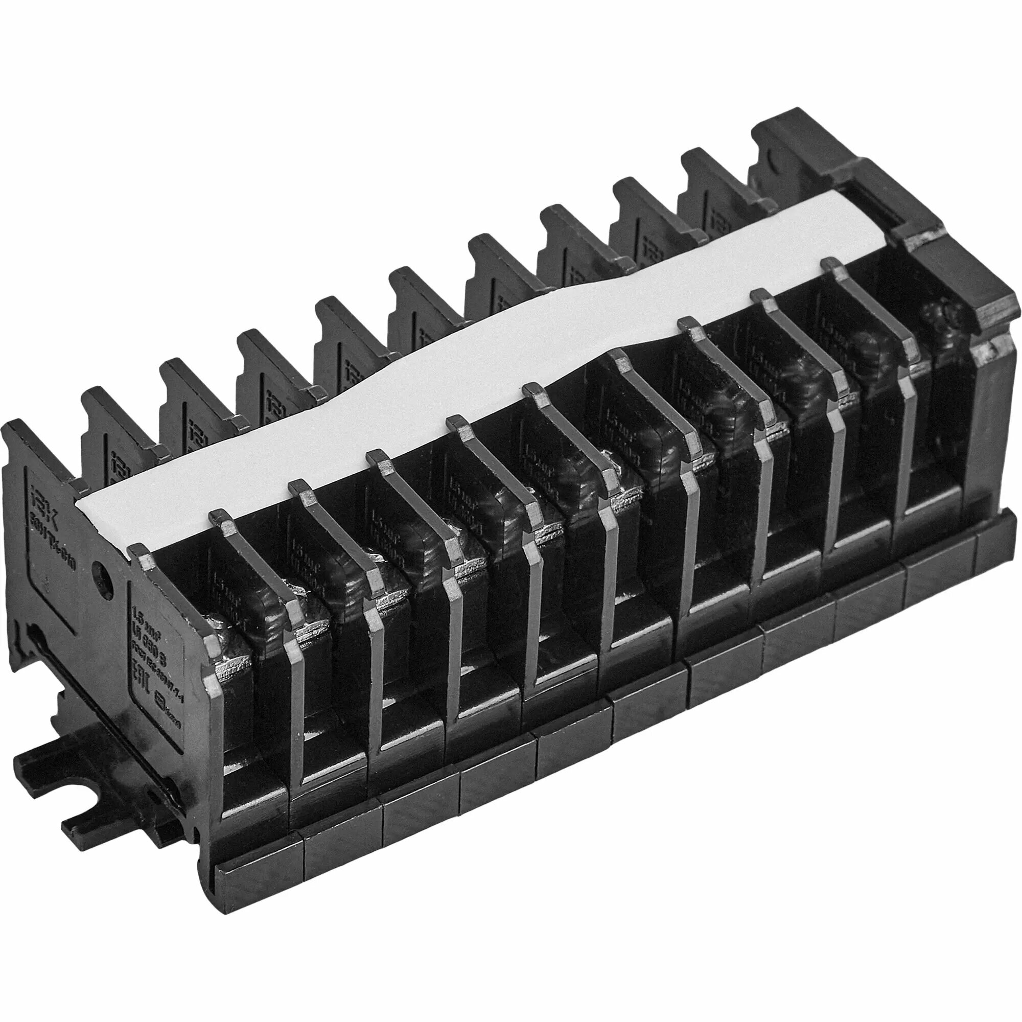 Зажим винтовой IEK TK-010 1.5 мм 10 пар цвет черный - фото №2