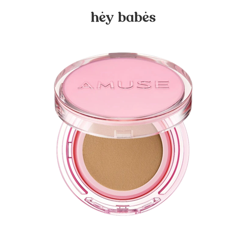Тональный кушон с сияющим финишем в оттенке загара AMUSE Dew Power Vegan Cushion SPF 50 04 Tan 3090₽
