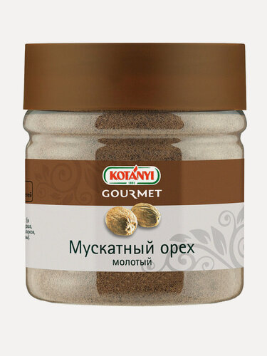 Изображение товара Мускатный орех молотый Kotanyi в пластиковой банке 170 грамм