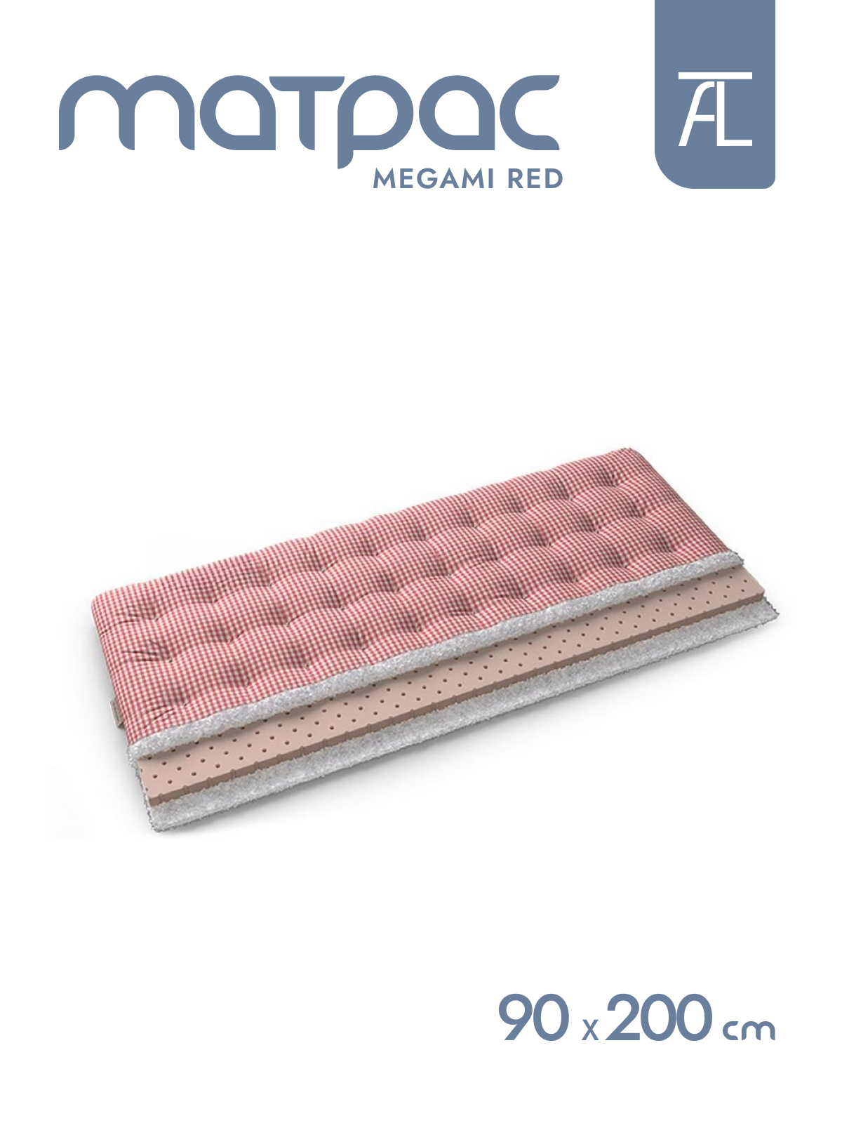 Матрасы Mr.Mattress Megami red, 90х200 см