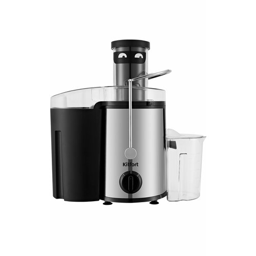 Центробежная соковыжималка Kitfort KT-1127 серебристыйчерный 399000₽