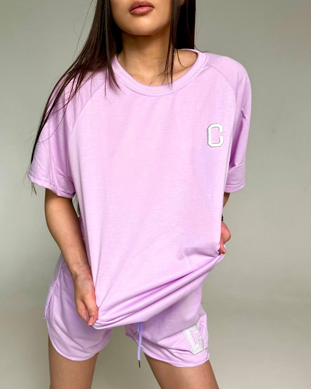 Пижама NO NAME, размер единый, фиолетовый - фотография № 1