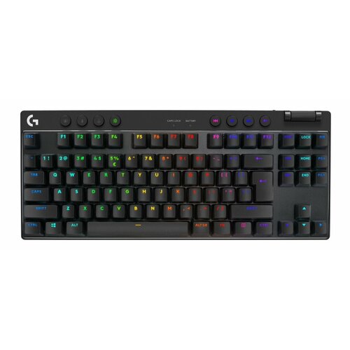 Logitech G Pro X TKL (Черная, беспроводная) игровая клавиатура logitech g g915 tkl gl tactile white