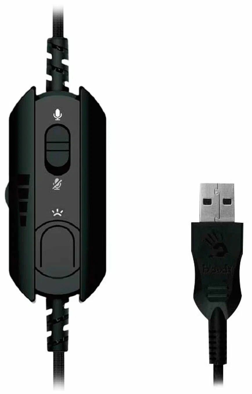 Гарнитура A4Tech Bloody G570 Black\Grey — фото 4