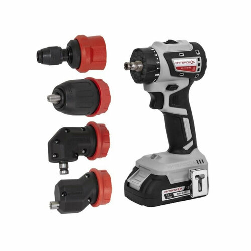 Аккумуляторный шуруповерт Интерскол ДА-1318В 50 4 насадки 7762279 1679100₽