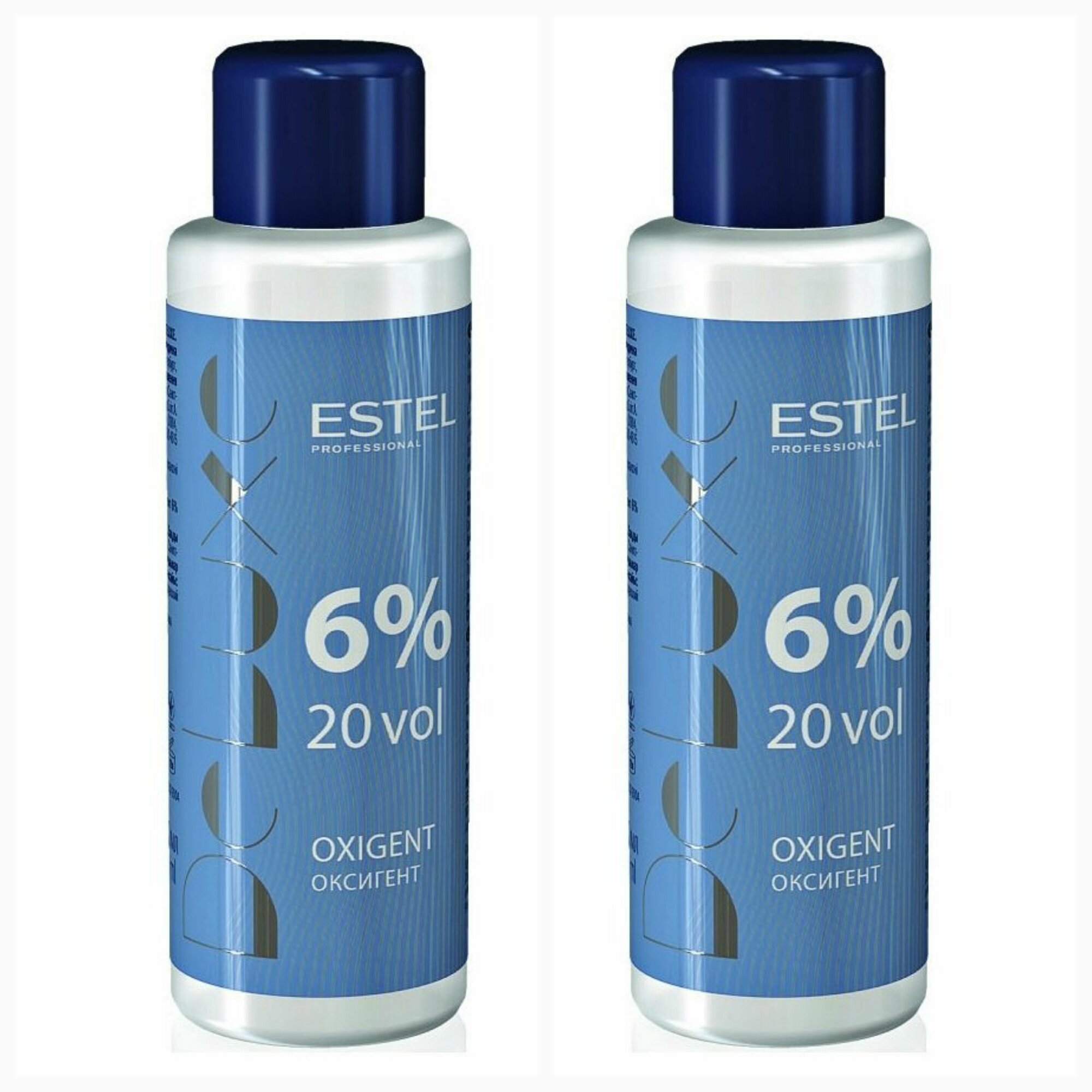 Estel De Luxe Оксигент 6%- 2шт (эмульсия, оксид, окислитель)