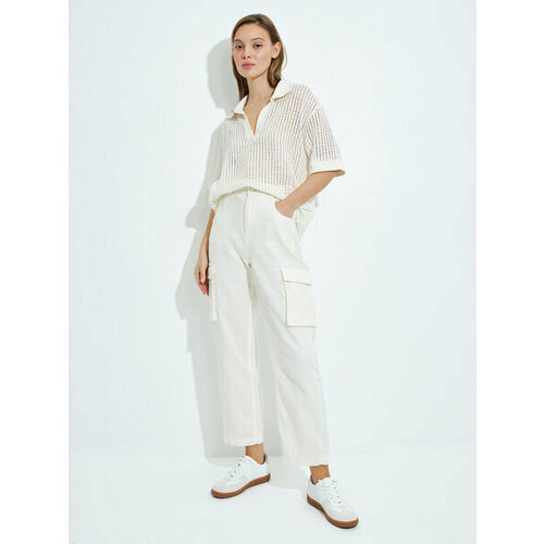 фото Брюки карго zarina, размер 2xs, белый