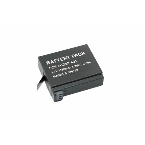 Аккумулятор для камеры GoPro HD HERO4, 335-06532-000, AHDBT-401 3,7V 1600mAh код mb079553