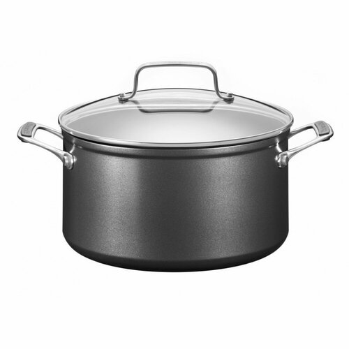 Кастрюля низкая с крышкой KitchenAid, 24 см, KC2H160LCKD