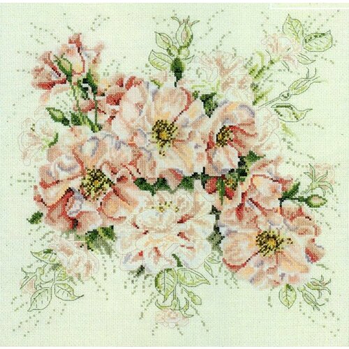 Garden Roses #106-0057 Janlynn Набор для вышивания 32.5 x 32.5 см Счетный крест mayhew jon mortlock