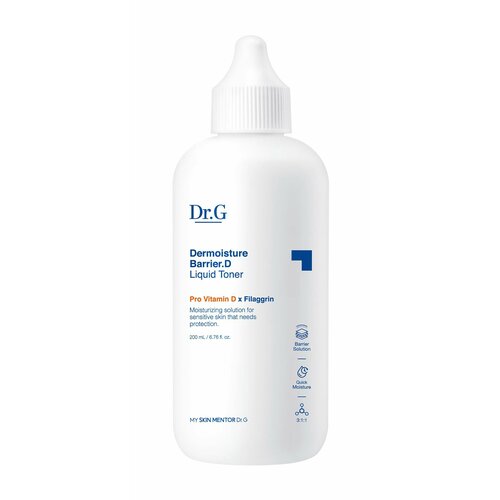 Увлажняющий гипоаллергенный тонер для лица с провитамином D / Dr.G Dermoisture Barrier.D Liquid Toner