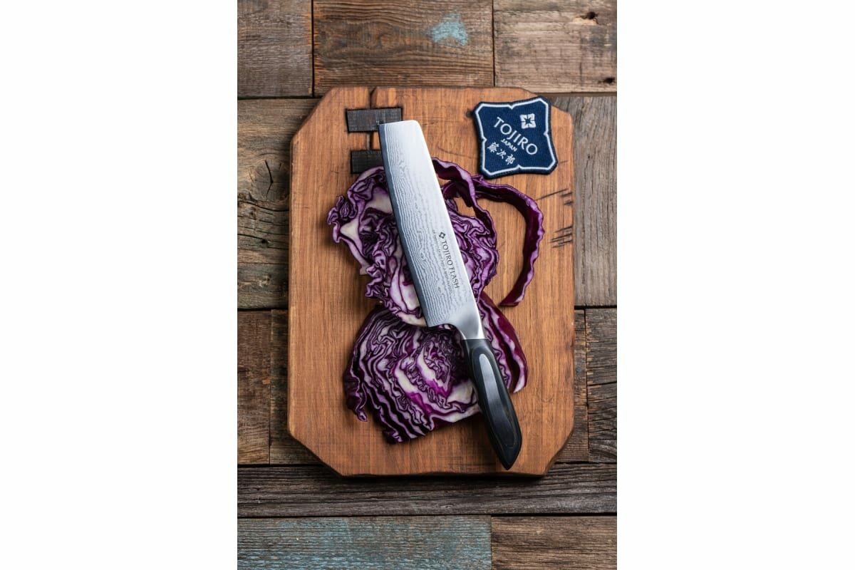 Нож овощной Tojiro Flash, 180 мм, сталь VG10, 63 слоя, рукоять микарта - фото №11