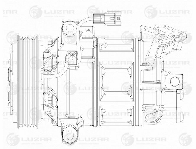 Компрессор кондиционера Лада Vesta (15-) 1.6i (LCAC 0178)