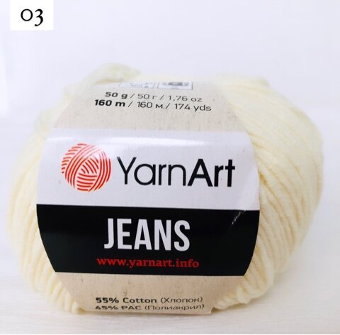   Yarnart Jeans ( ) -  N 03, 1 , 55% , 45% , 160/50,     