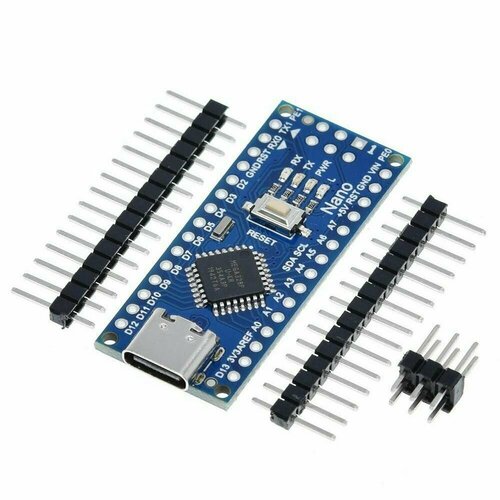 Контроллер Arduino Nano V3.0 на ATmega328P (разъём Type-C)