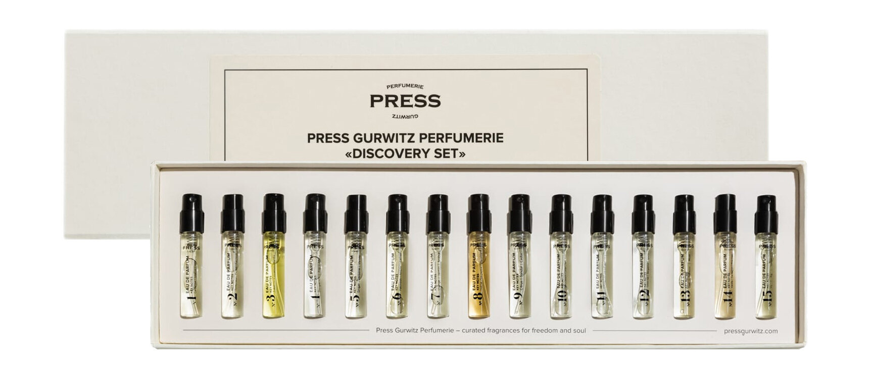 PRESS GURWITZ PERFUMERIE Press Gurwitz Perfumerie Парфюмерный сет Дискавери сет (15х2,5 мл)