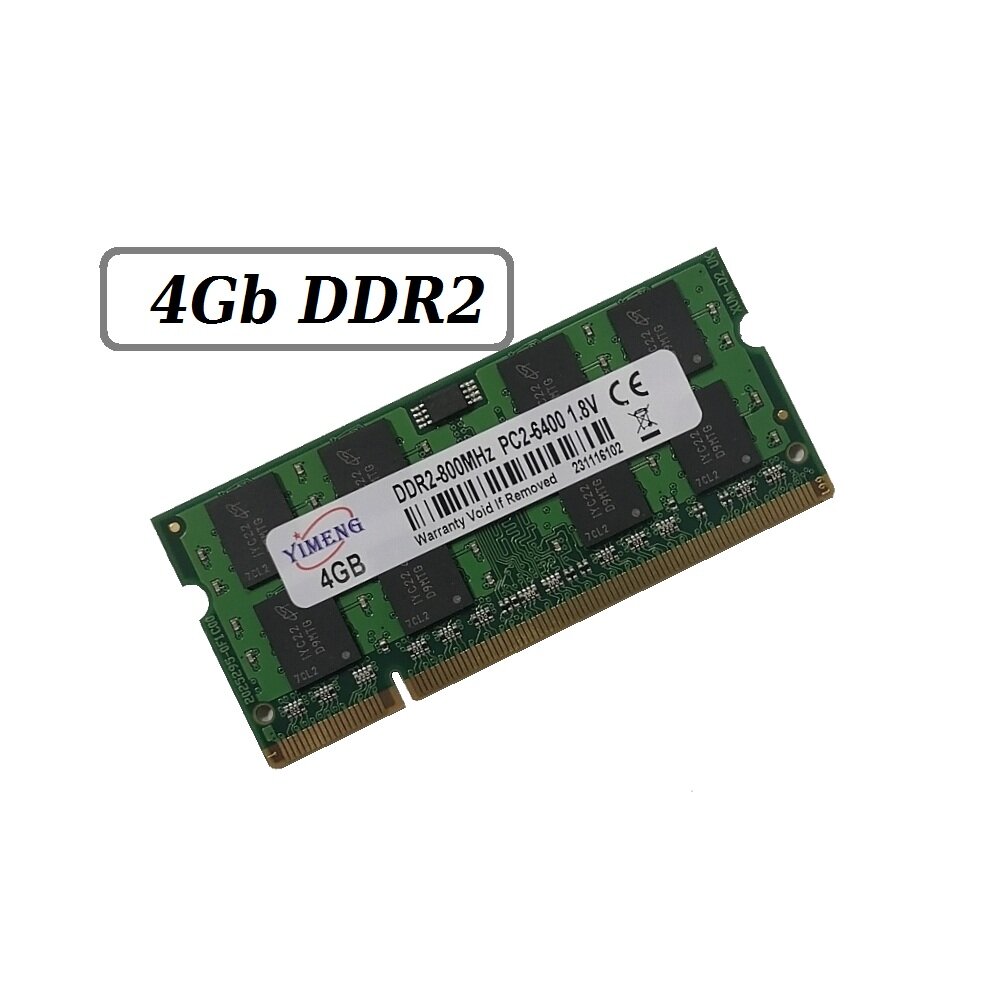 ОЗУ So-Dimm 4Gb PC2-6400, DDR2-800 Yimeng/ Micron IYC22D9MTG