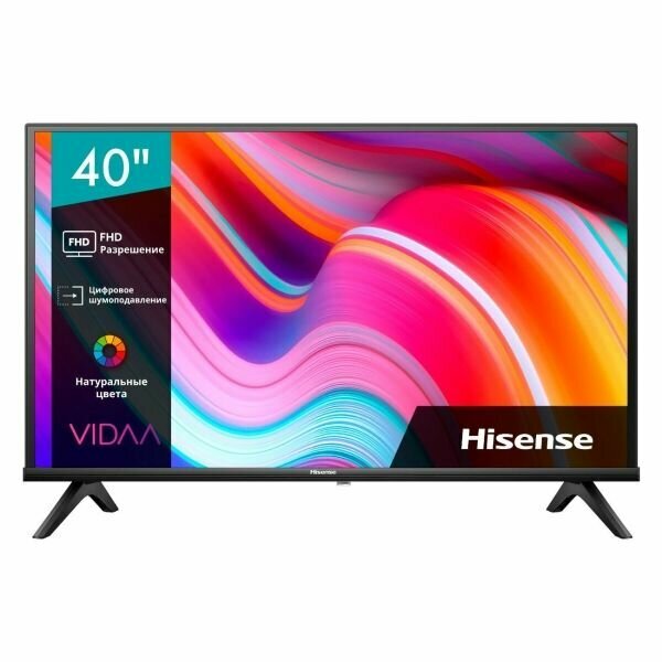 Телевизор Hisense 40A4K, DLED, FULL HD, 40" черный