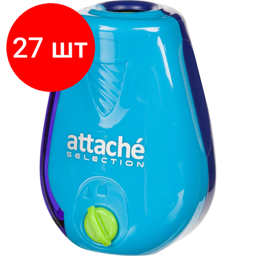 Комплект 27 штук, Точилка Attache Selection Twister с регулятором заточки