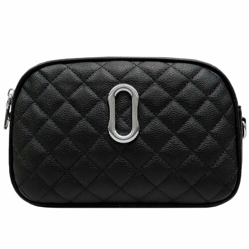 фото Сумка клатч frandiar, фактура зернистая, черный