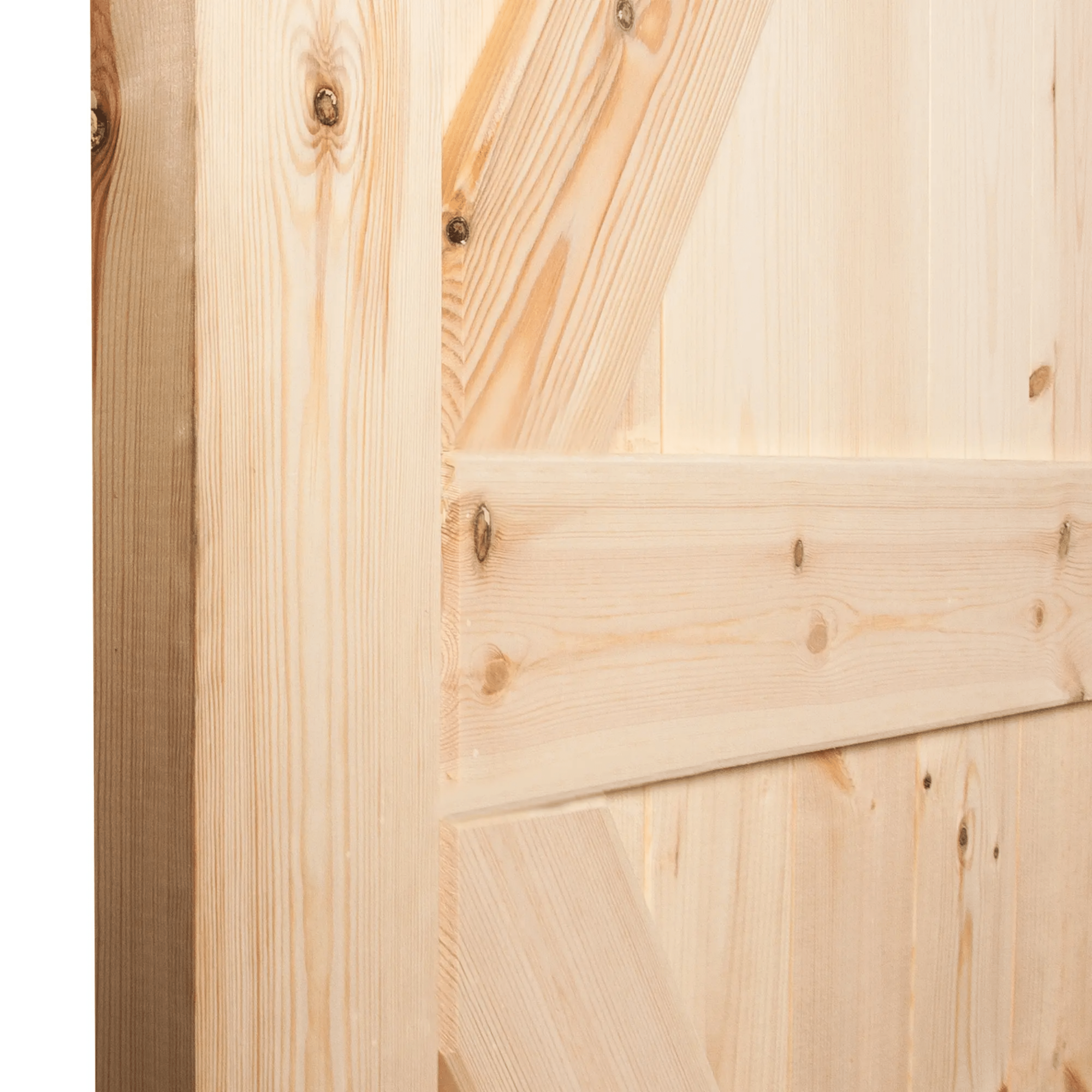 Apart.Unity Дверь деревянная амбарная межкомнатная из массива хвоя 700*2000 мм, Глухая