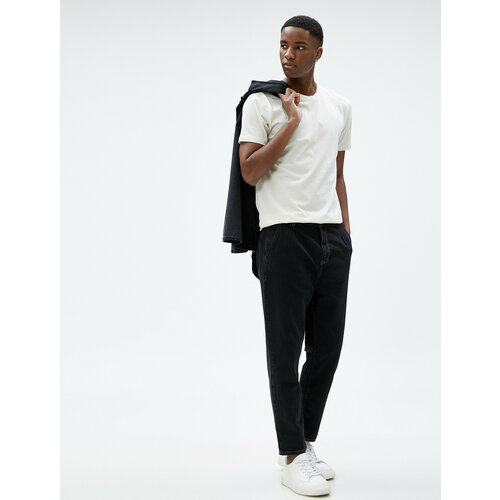 фото Джинсы koton, размер 34/32, черный