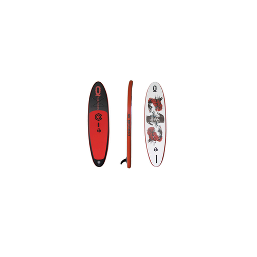 Сапборд JS BOARD Dark Queen RQ335, белый/красный надувная sup доска сапборд rocket sup board 10 6ʺ 320 80 15 см красно белый графика