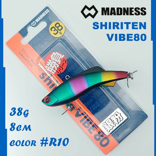 Раттлин Madness Shiriten Vibe 80 38g, цвет #R10-Traffic Light