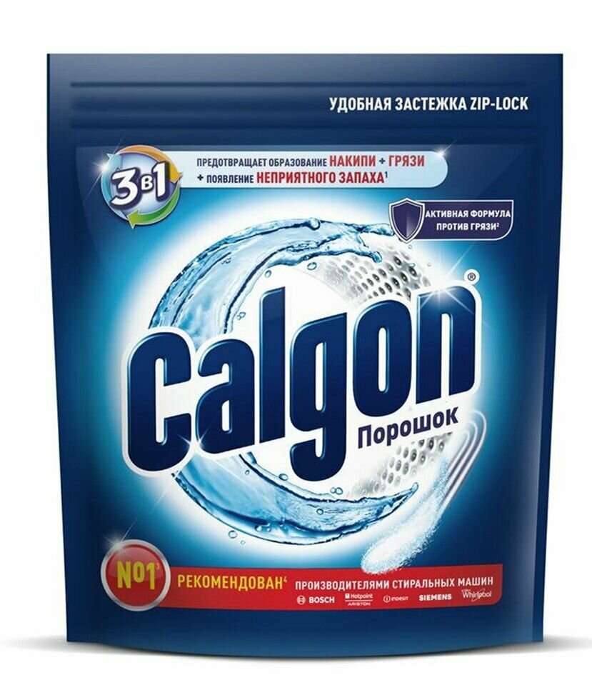 Calgon Порошок для смягчения воды и предотвращения образования накипи 3 в 1, 750 гр