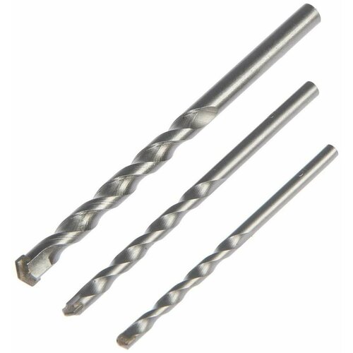Набор сверл по бетону цилиндрический хвостовик 5-6-8 мм 3 шт 357₽