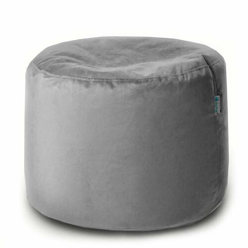 Пуфик мешок Bean Joy Цилиндр, мебельный велюр, сталь