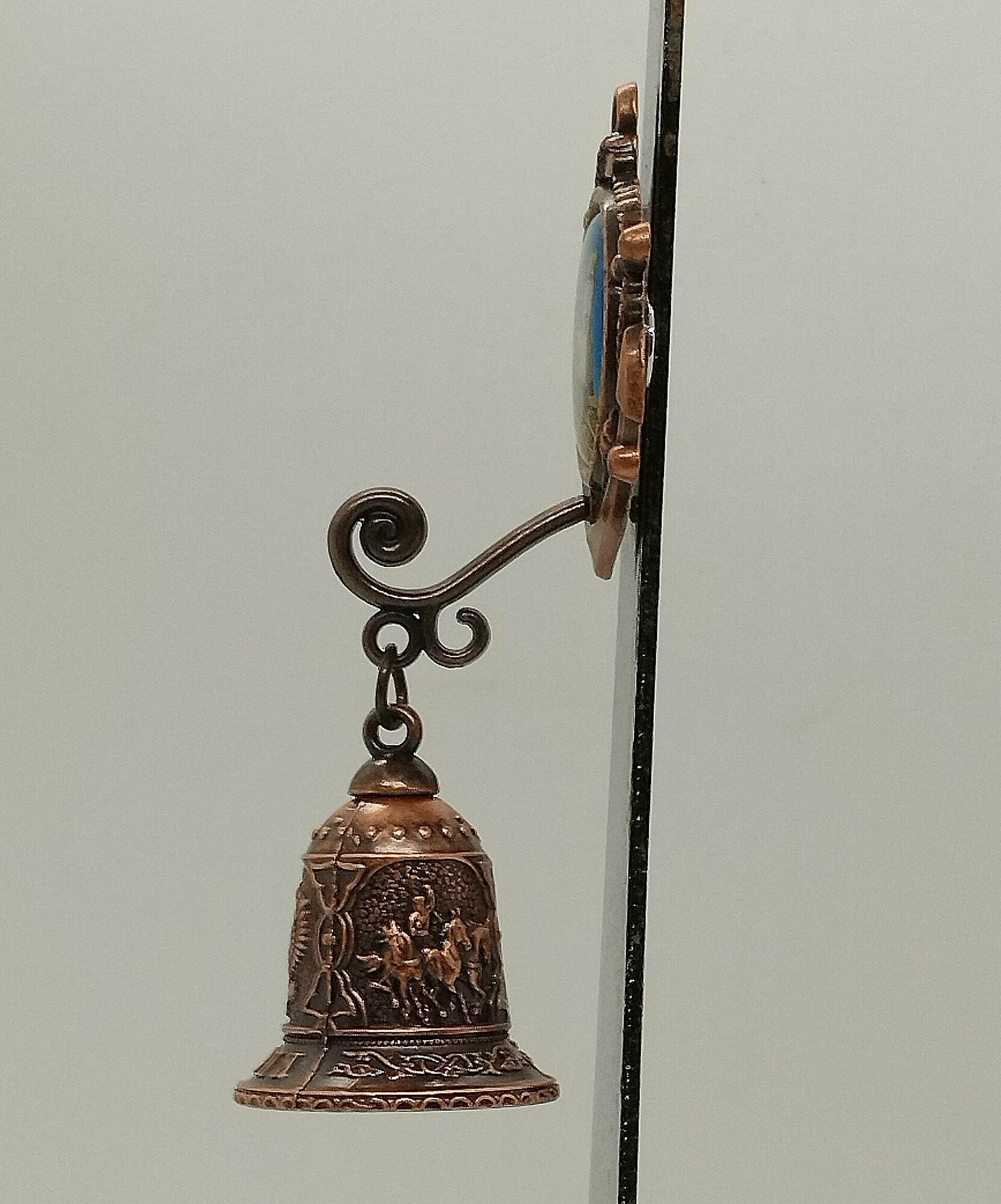 Магнит-колокольчик "выборг-якорь " , медь — фото 1
