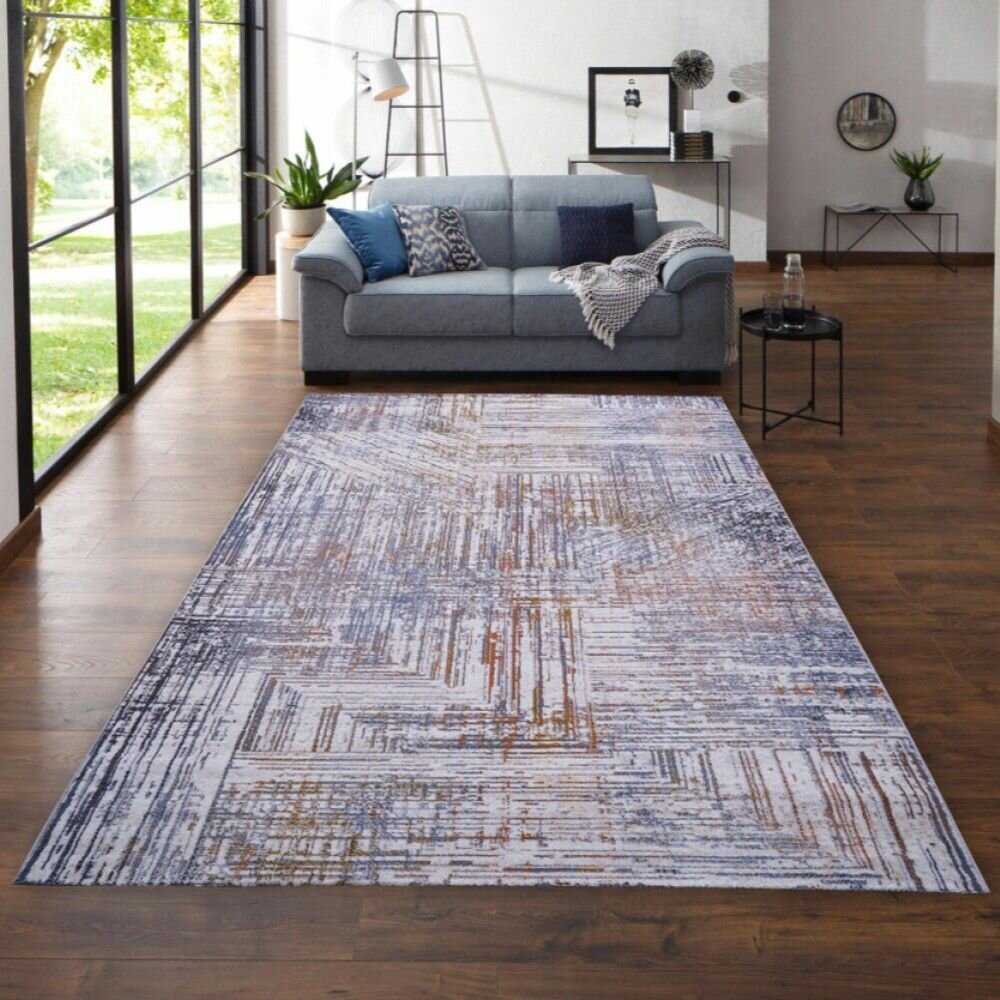 фото Ковер Springs A2278A/SP2, 0,8х1,5 м серо-медный