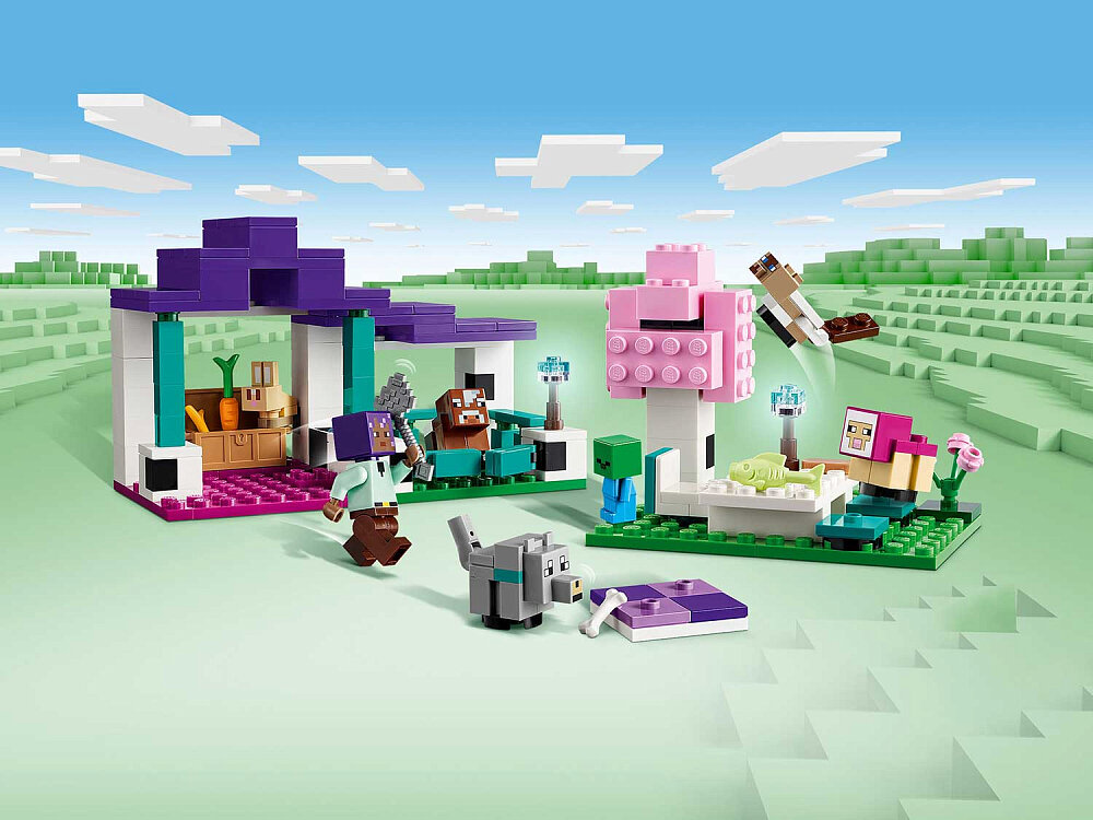 Конструктор LEGO Minecraft 21253 Конструктор Приют для животных