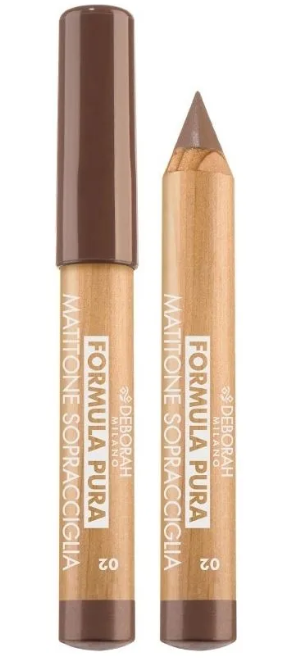 Карандаш для бровей Deborah Milano Formula Pura Chubby Eyebrow Pencil, тон 02, 2,3г