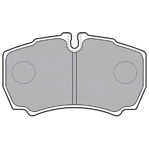 DELPHI LP1826 (002991667 / 042470841 / 042470841S1) колодки тормозные дисковые daily 29l10, daily 29l11, daily 29l11p, daily 29l12, daily