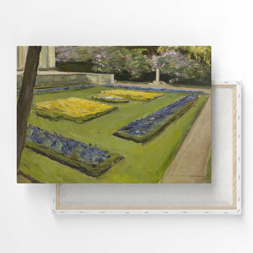 Картина на холсте, репродукция / Макс Либерман - Terrace in the Garden / Размер 40 x 53 см