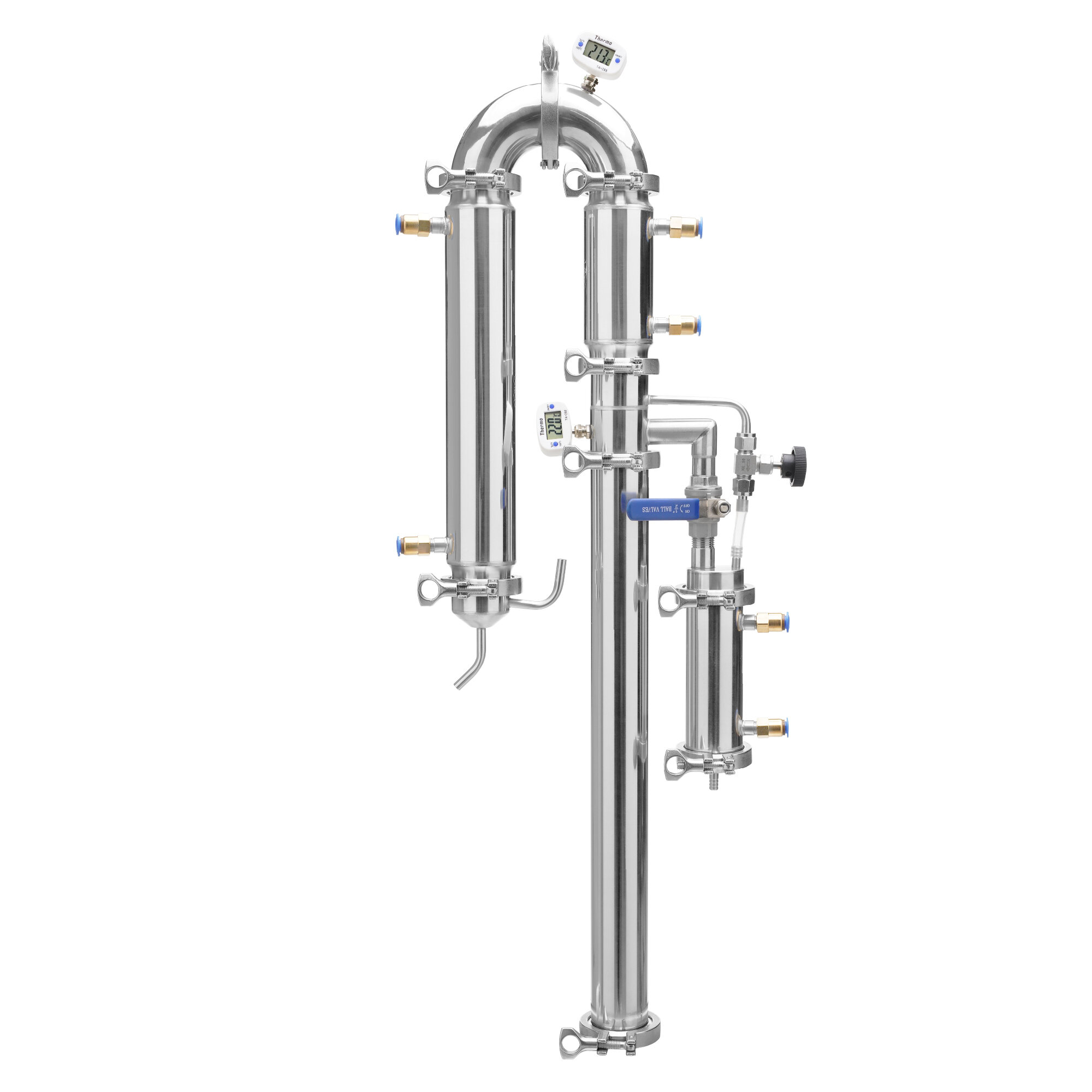 фото Дистилляционная колонна 2 дюйма Русич с узлом отбора 2в1