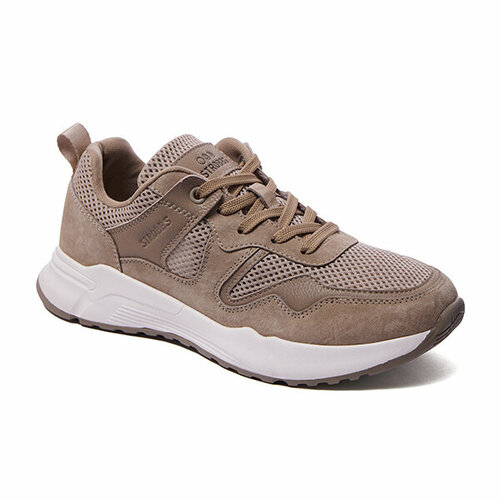 фото Кроссовки strobbs, размер 44, бежевый