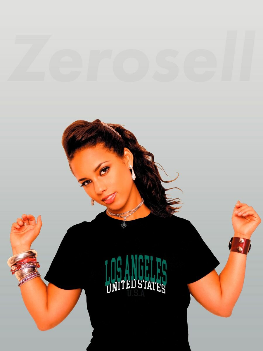 Футболка Zerosell хлопковая женская надпись лос анджелес