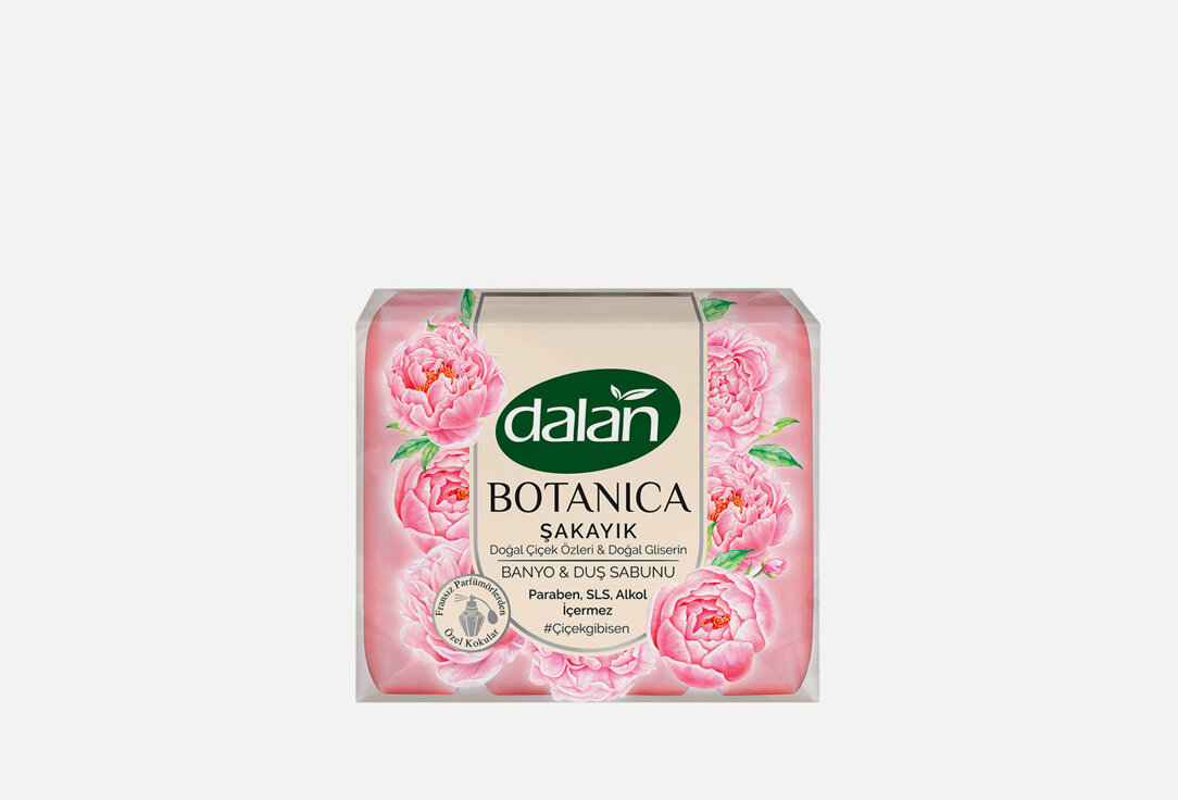 Мыло Dalan Botanica с ароматом Пиона 4шт*150г Dalan Kimya End. A.S. - фото №13
