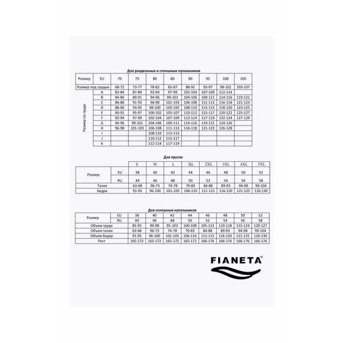 фото Купальник fianeta, размер 85f, красный