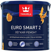 Краска "Euro Smart-2", интерьерная белая 2,7 л
