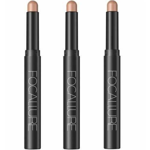 Тени-карандаш для век, Focallure, Eyeshadow Pencil тон 19, 2 г, 3 шт. тени для век eyeshadow 2 5г 13 darling